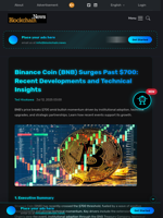 Binance Coin (BNB) Surges Past $700: Recent Developments and Technical Insights - Blockchain.News