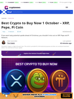 Best Crypto to Buy Now: XRP, Pepe and Pi on Watch