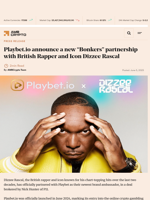 Playbet.io announce a new “Bonkers” partnership with British Rapper and Icon Dizzee Rascal - AMBCrypto