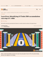 LayerZero: Identifying if 57mln ZRO accumulation can stop 14% slide - AMBCrypto