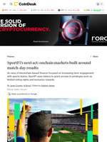 SportFi could shift from fan engagement to on-chain markets tied to live sports outcomes