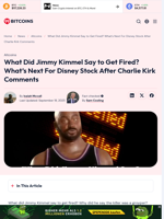 What Did Jimmy Kimmel Say to Get Fired? What's Next For Disney
