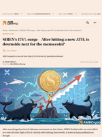 SIREN's 174% surge - After hitting a new ATH, is downside next for the memecoin? - AMBCrypto