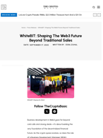 WhiteBIT: Shaping The Web3 Future Beyond Traditional Sales