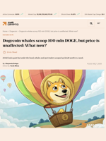 Dogecoin whales scoop 100 mln DOGE, but price is unaffected: What now? - AMBCrypto
