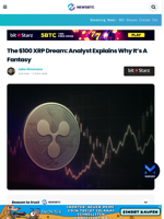 The $100 XRP Dream: Analyst Explains Why It’s A Fantasy