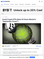 Why Crypto ETFs Could Break the 