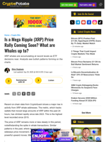 Is a Mega Ripple (XRP) Price Rally Coming Soon? What are Whales up to?