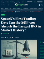 Can the S&P 500 Absorb SpaceX’s Record IPO?