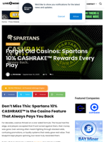 Forget Old Casinos: Spartans 10% CASHRAKE™ Rewards Every Play | Live Bitcoin News