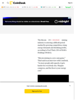 Bitcoin Mining News: Only the Leanest Bitcoin Miners Will Survive, MARA CEO Warns