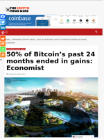 50% of Bitcoin's past 24 months ended in gains: Economist - The Crypto News Wire