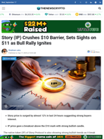 Story (IP) Crushes $10 Barrier, Sets Sights on $11 as Bull Rally Ignites - TheNewsCrypto