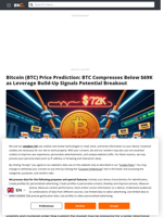 Bitcoin (BTC) Price Prediction: BTC Compresses Below $69K as Leverage Build-Up Signals Potential Breakout - Brave New Coin