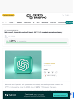 Microsoft, OpenAI end AGI deal; GPT-5.5 market remains steady