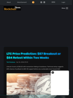 LTC Price Prediction: $57 Breakout or $54 Retest Within Two Weeks - Blockchain.News