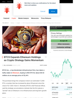 BTCS Expands Ethereum Holdings as Crypto Strategy Gains Momentum - NullTX