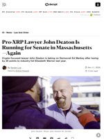 Pro-XRP Lawyer John Deaton Is Running for Senate in Massachusetts—Again - Decrypt