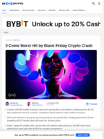 Black Friday Crash Hit These Three Coins The Hardest