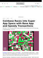 Coinbase Races into Super App Space with Base App and Speedy Transactions - 