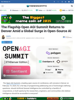 The Flagship Open AGI Summit Returns to Denver Amid a Global Surge in Open-Source AI