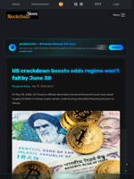US crackdown boosts odds regime won’t fall by June 30 - Blockchain.News