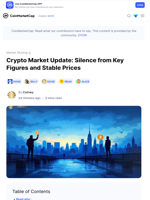 Crypto Market Update: Silence from Key Figures and Stable Prices: Guest Post by Coinwy | CoinMarketCap