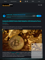 Avalanche (AVAX) Pushes Web3 Adoption with Enterprise Focus - Blockchain.News
