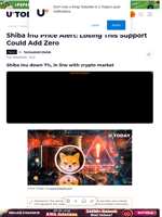 Shiba Inu Price Alert: Losing This Support Could Add Zero