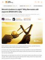 Bitcoin’s bottom in sight? Why Bernstein still expects $150K BTC rally - AMBCrypto