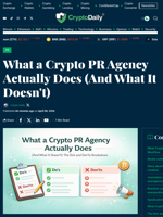 What a Crypto PR Agency Actually Does (And What It Doesn't) - Crypto Daily