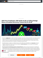 XRP Price Prediction: XRP Holds $1.85 as Falling Wedge Hints at Gradual Recovery Toward $2.23–$3.00 - Brave New Coin