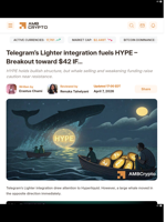 Telegram’s Lighter integration fuels HYPE – Breakout toward $42 IF… - AMBCrypto