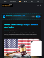 French election hedge nudges Bardella odds higher - Blockchain.News