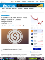 BlackRock & Ark Invest Mulls Major Stake In Circle’s Proposed IPO ⋆ ZyCrypto