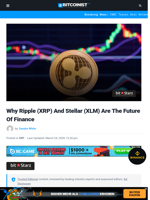 Why Ripple (XRP) And Stellar (XLM) Are The Future Of Finance | Bitcoinist.com