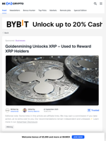 Goldenmining Unlocks XRP – Used to Reward Xrp Holders