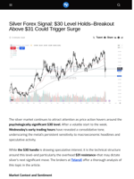 Silver Forex Signal: $30 Level Holds-Breakout Above $31 Could Trigger Surge - Visionary Financial