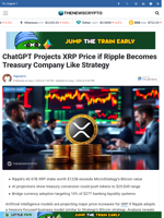 ChatGPT Projects XRP Price if Ripple Becomes Treasury Company Like Strategy