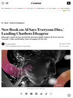 New Book on AI Says 'Everyone Dies,' Leading Chatbots Disagree - Decrypt