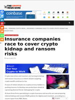 Insurance companies race to cover crypto kidnap and ransom risks - The Crypto News Wire
