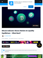Bitcoin Indicator Shows Market At Liquidity Equilibrium - What Next? | Bitcoinist.com
