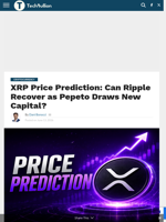 XRP Price Prediction: Can Ripple Recover as Pepeto Draws New Capital? - TechBullion
