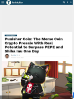 Punisher Coin: The Meme Coin Crypto Presale With Real Potential to Surpass PEPE and Shiba Inu One Day - TechBullion