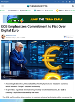 ECB Emphasizes Commitment to Fiat Over Digital Euro - TheNewsCrypto