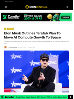 Elon Musk Outlines Terafab Plan To Move AI Compute Growth To Space