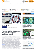 Former CFTC Chairman 'Crypto Dad' Joins Sygnum Bank – News Bytes Bitcoin News