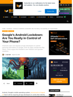 Google’s Android Lockdown: Are You Really In Control Of Your Phone?