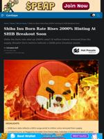 SHIB Price: Shiba Inu Burn Rate Rises 2000% Hinting At SHIB Breakout Soon