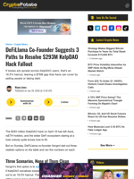 DeFiLlama Co-Founder Suggests 3 Paths to Resolve $293M KelpDAO Hack Fallout